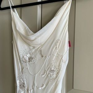 Winter White Cocktail Dress